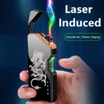 Infrared Induction Electric Lighter Novelty Windproof USB Rechargeable Cool Gadgets Technology Smart Smoking Accessories For Men