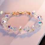 New AB Butterfly Crystal Beaded Bracelets Women Sweet Temperament Handwork Bracelets&Bangles Charms Jewelry Making Men Bracelet